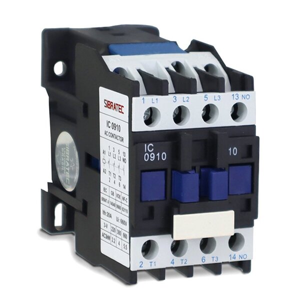 Contator Tripolar Ic0910 09a | 1na | Bobina 127 Vca